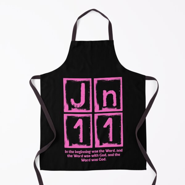 Item preview, John 1:1 - In the Beginning Was the Word - Pink Design designed and sold by MoriaStore.