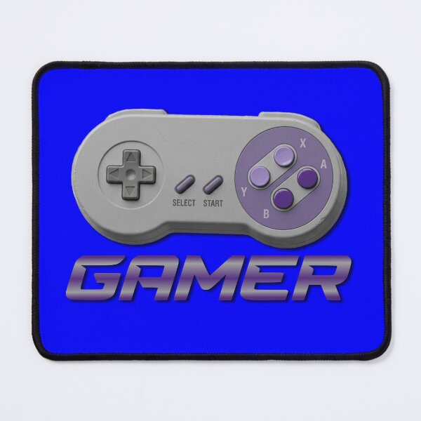 Item preview, SUPER GAMER - #0000FF designed and sold by Marlon Oseguera.