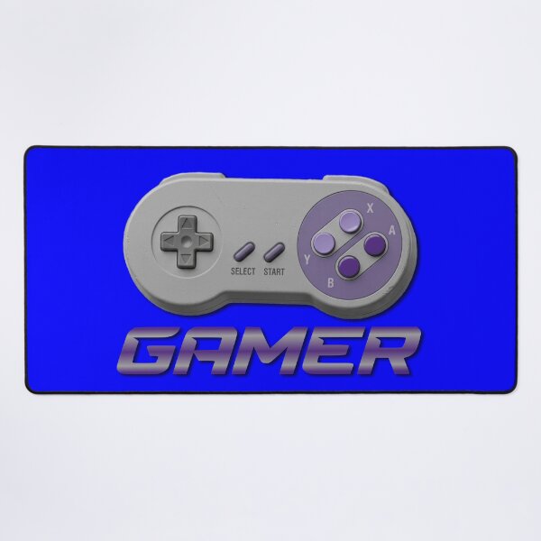 Item preview, SUPER GAMER - #0000FF designed and sold by Marlon Oseguera.
