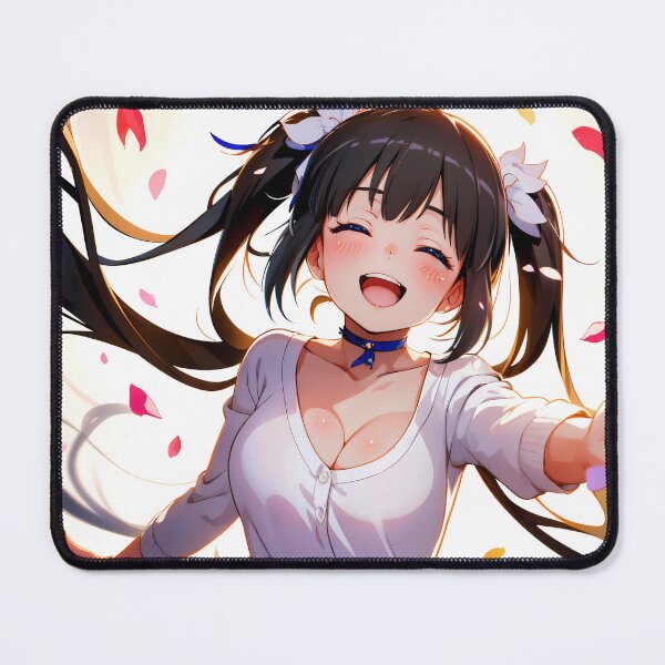 Item preview, Anime Hestia Danmachi Anime Girl Waifu Fantasy Spring Petals Cute Joyful designed and sold by TanglenRabbit.