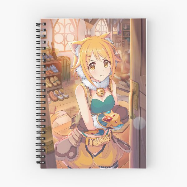 Item preview, Hiyori Adventurer Morning Routine Princess Connect Anime Girl designed and sold by TanglenRabbit.