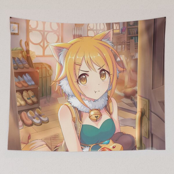 Item preview, Hiyori Adventurer Morning Routine Princess Connect Anime Girl designed and sold by TanglenRabbit.
