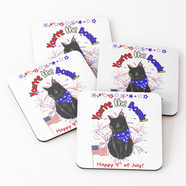 Item preview, 4th of July You're the Bomb Bombay Cat designed and sold by MYCatStuff.