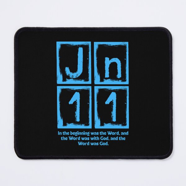 Item preview, John 1:1 - In the Beginning Was the Word - Sky Blue Design designed and sold by MoriaStore.