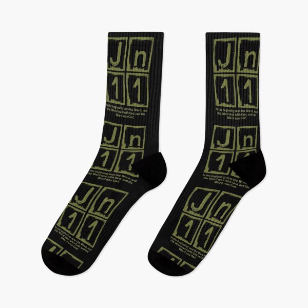 Item preview, John 1:1 - In the Beginning Was the Word - Green Design  designed and sold by MoriaStore.