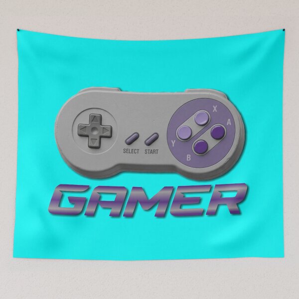 Item preview, SUPER GAMER - #00FFFF designed and sold by Marlon Oseguera.