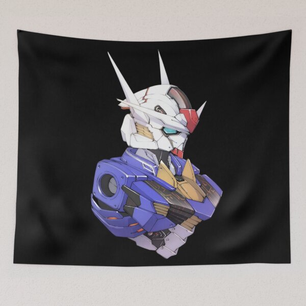 Item preview, Gundam Aerial Head – Anime Gundam Style Cyberpunk Armor Illustration designed and sold by Dyan4.