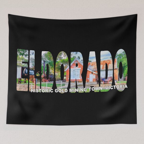 Item preview, ELDORADO Historic Gold Mining Town Victoria - Museum and School Pan Pick designed and sold by Adam Gormley.