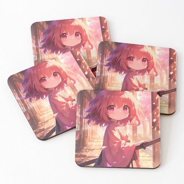 Item preview, Minori Kushieda Toradora Chibi Kimono Sunset Cherry Blossoms designed and sold by TanglenRabbit.