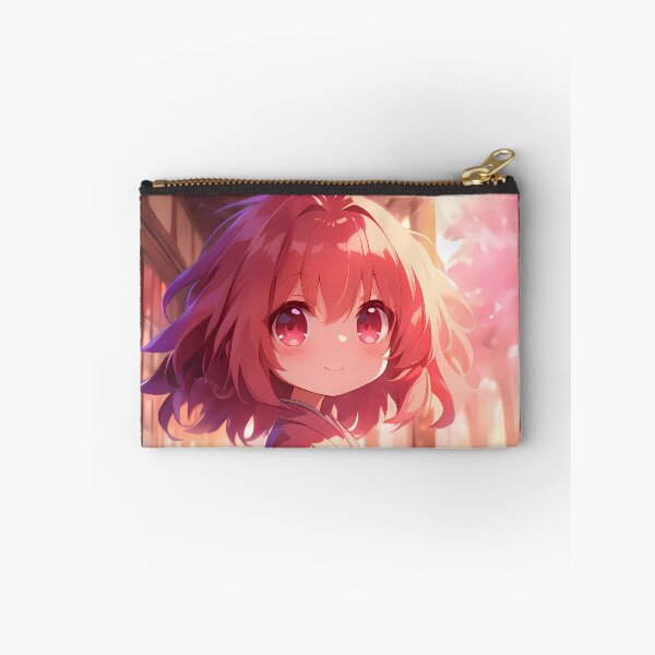 Item preview, Minori Kushieda Toradora Chibi Kimono Sunset Cherry Blossoms designed and sold by TanglenRabbit.