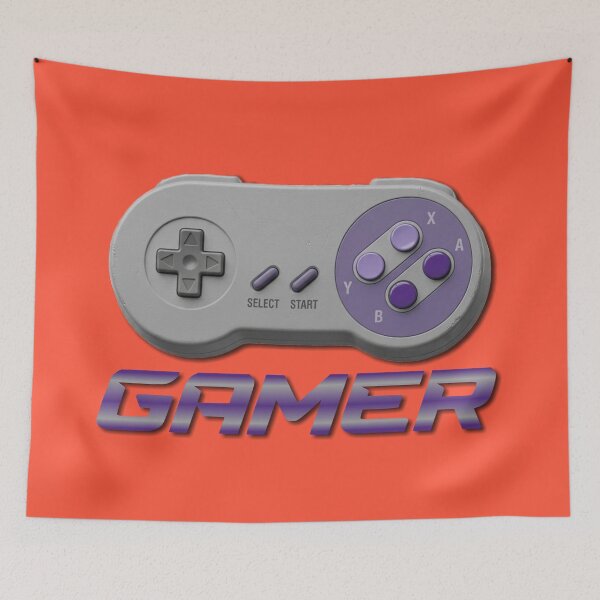 Item preview, SUPER GAMER - #FC5339 designed and sold by Marlon Oseguera.