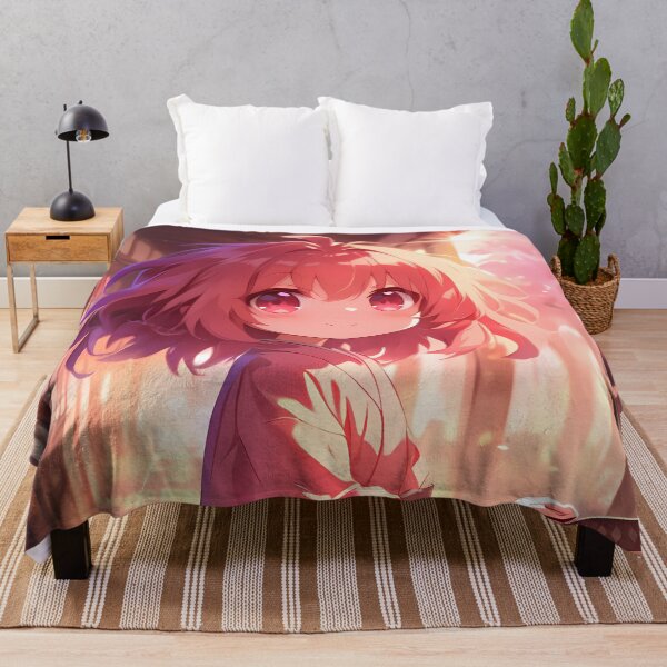Item preview, Minori Kushieda Toradora Chibi Kimono Sunset Cherry Blossoms designed and sold by TanglenRabbit.