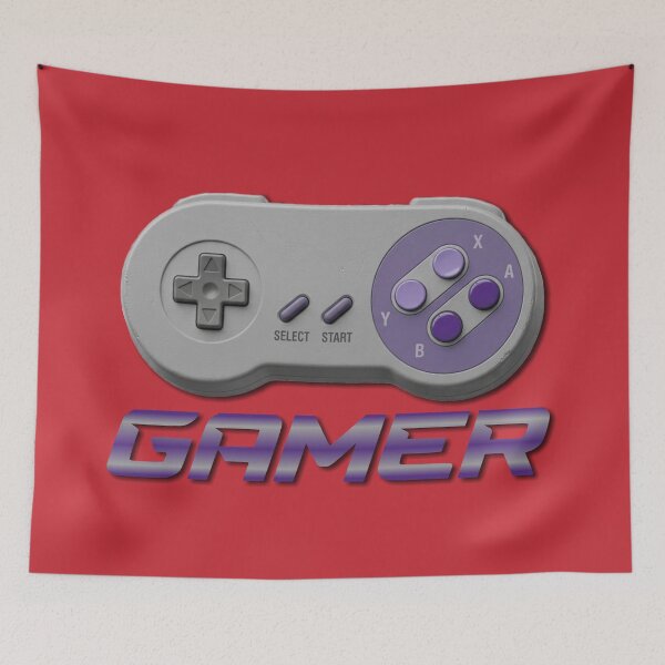 Item preview, SUPER GAMER - #C62A35 designed and sold by Marlon Oseguera.