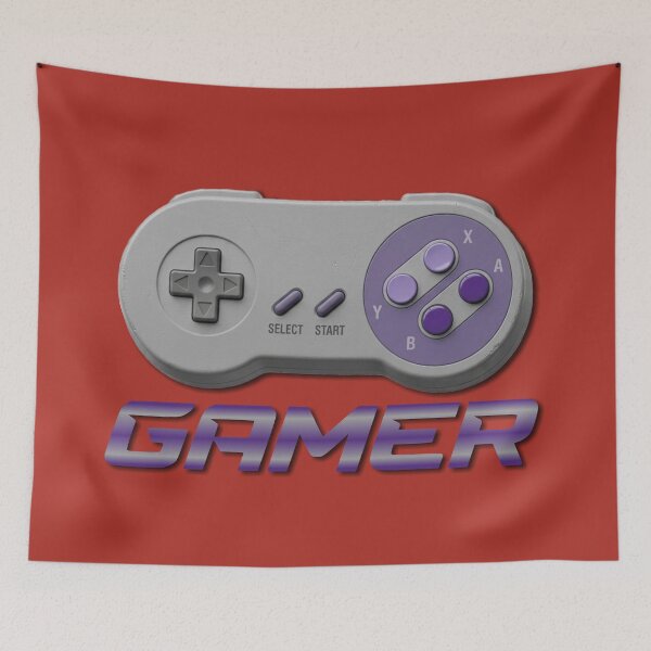 Item preview, SUPER GAMER - #AC2E24 designed and sold by Marlon Oseguera.