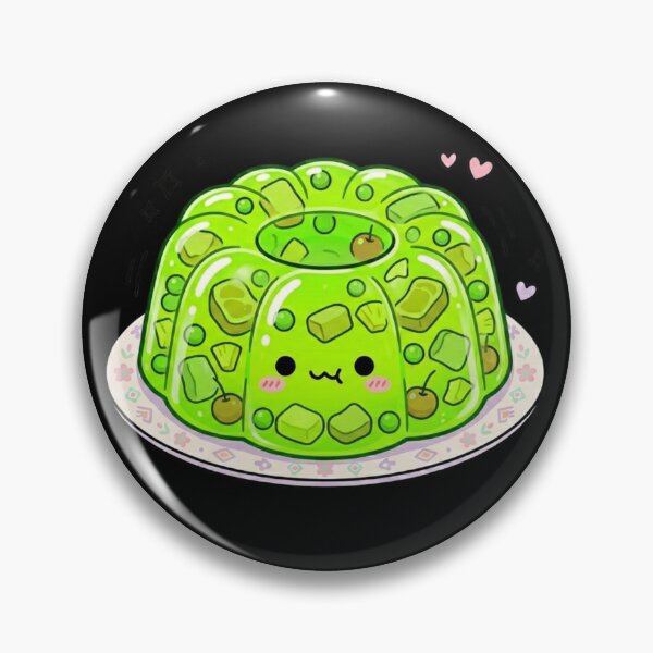 Item preview, Kawaii Retro Gelatin Dinner Sticker | Funny 70s Aspic Food Art | Cute Pastel Gelatin Dessert Aesthetic designed and sold by Eart98.