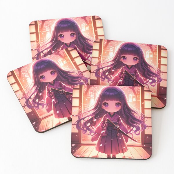 Item preview, Tomoyo Daidouji Cardcaptor Sakura Chibi Waifu Kimono Sakura Glow designed and sold by TanglenRabbit.