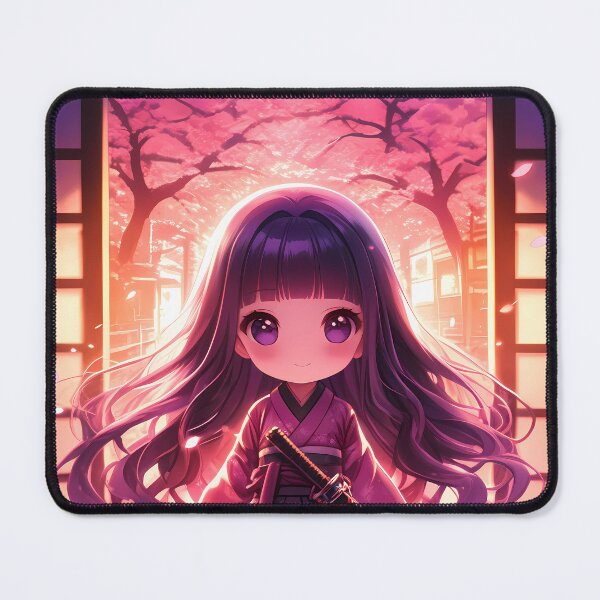 Item preview, Tomoyo Daidouji Cardcaptor Sakura Chibi Waifu Kimono Sakura Glow designed and sold by TanglenRabbit.