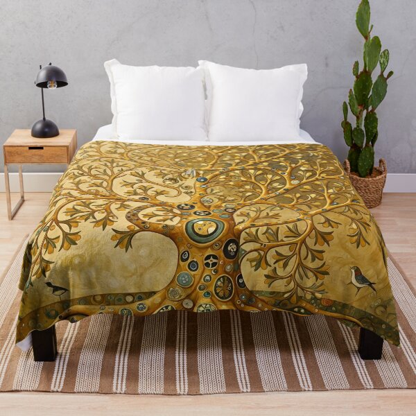 Item preview, Gustav Klimt Tree of Life designed and sold by Vicky Brago-Mitchell®.