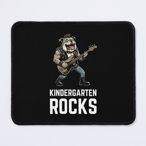 Item preview, Kindergarten Rocks Bulldog Bass Guitar Rocker designed and sold by snowry.