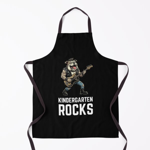 Item preview, Kindergarten Rocks Bulldog Bass Guitar Rocker designed and sold by snowry.