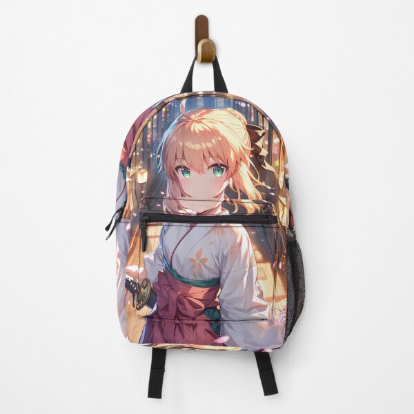 Item preview, Saber Lily Fate Grand Order Lantern Glow Kimono Chibi designed and sold by TanglenRabbit.