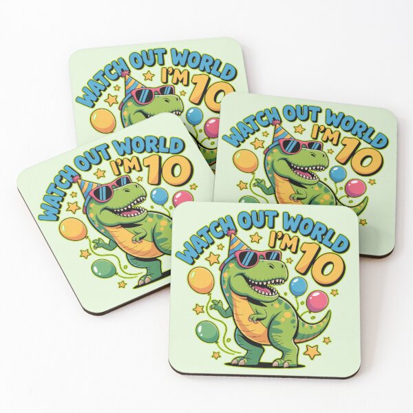 Item preview, Watch Out World I’m 10 Dinosaur Lovers Birthday designed and sold by Nzgiftsandmore.
