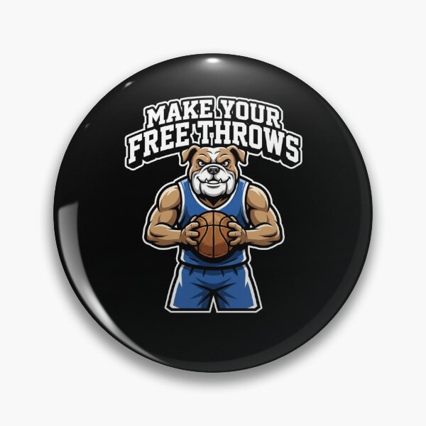 Item preview, Make Your Free Throws Bulldog Basketball Player designed and sold by snowry.