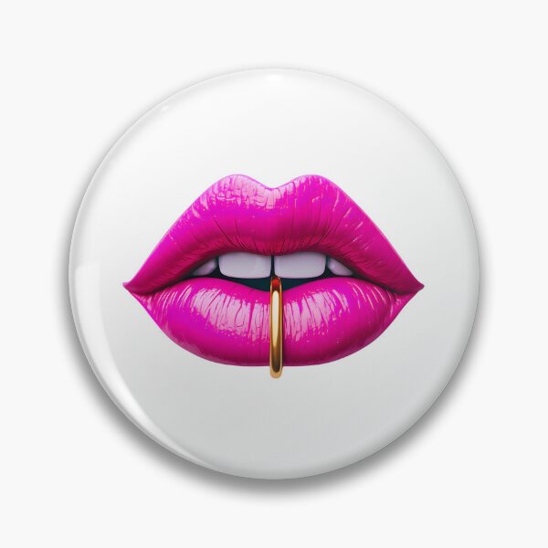 Item preview, Bubblegum Pink Baddie Lip print designed and sold by TheCdnGal.