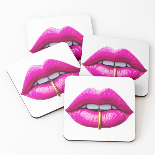 Item preview, Bubblegum Pink Baddie Lip print designed and sold by TheCdnGal.