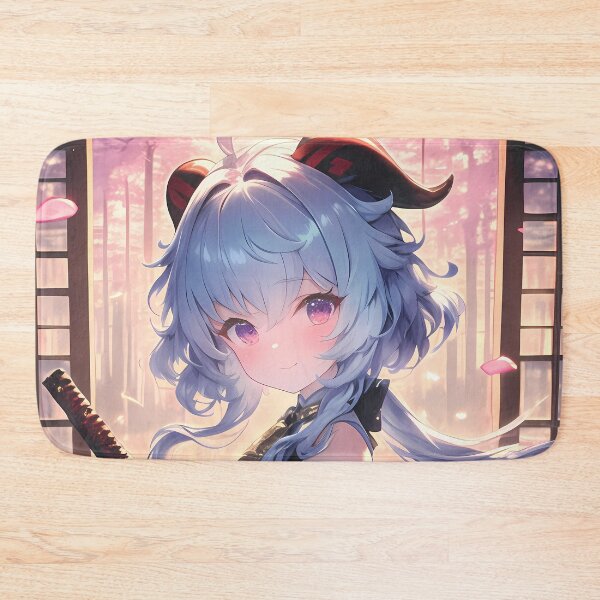 Item preview, Ganyu Genshin Impact Pastel Kimono Cherry Blossom Glow designed and sold by TanglenRabbit.