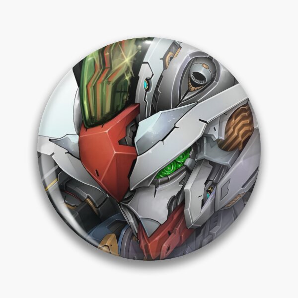 Item preview, Gundam Aerial – Futuristic Anime Robot Armor with Neon Tech Core designed and sold by Dyan4.