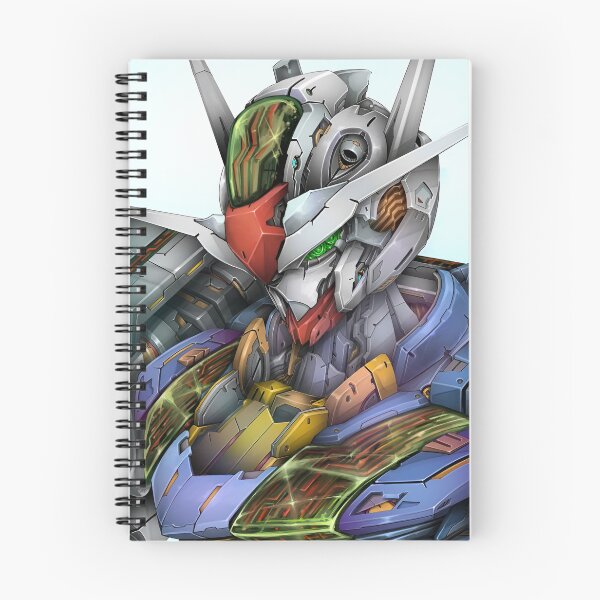 Item preview, Gundam Aerial – Futuristic Anime Robot Armor with Neon Tech Core designed and sold by Dyan4.