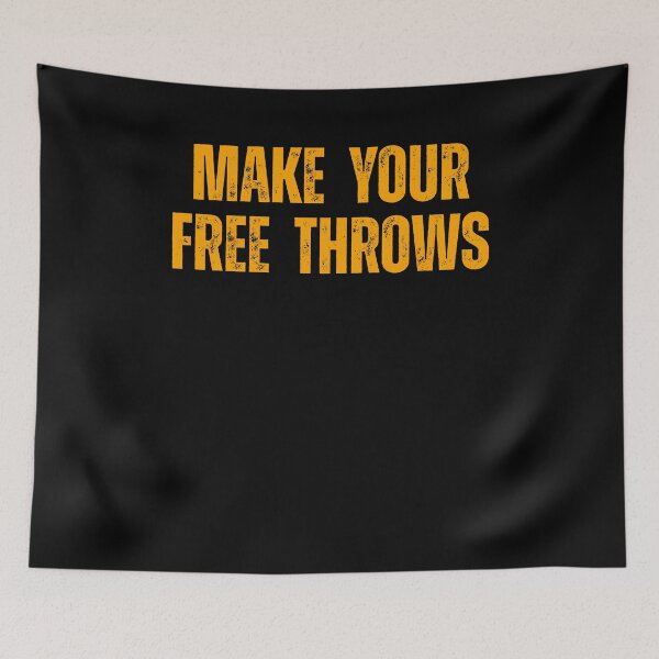 Item preview, Make Your Free Throws Basketball Player Motivation designed and sold by snowry.