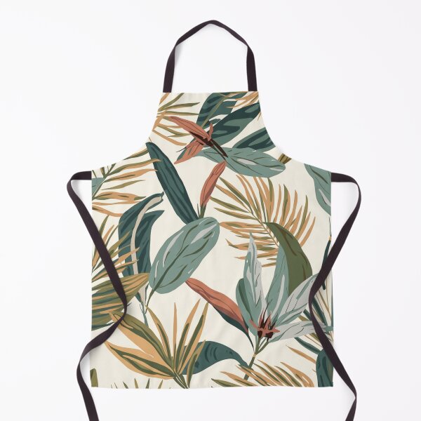 Item preview, Tropical Pattern Leaves Shades Of Green and Teal designed and sold by burbankdesigns.