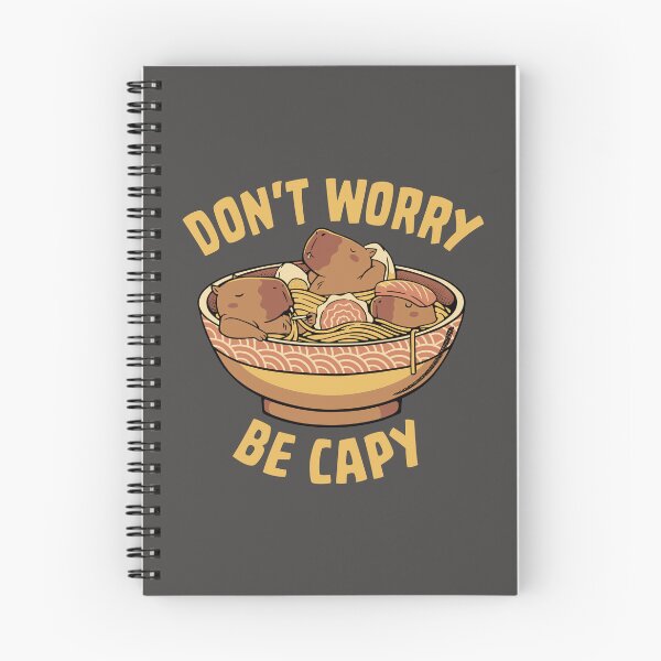 Item preview, Don't Worry Be Capy Noods by Tobe Fonseca designed and sold by Tobe Fonseca®.