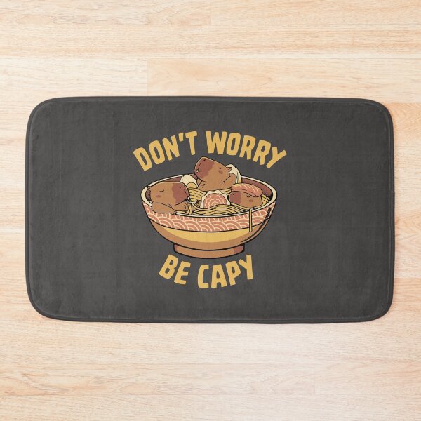 Item preview, Don't Worry Be Capy Noods by Tobe Fonseca designed and sold by Tobe Fonseca®.