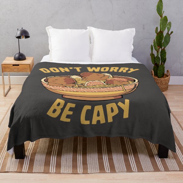 Item preview, Don't Worry Be Capy Noods by Tobe Fonseca designed and sold by Tobe Fonseca®.