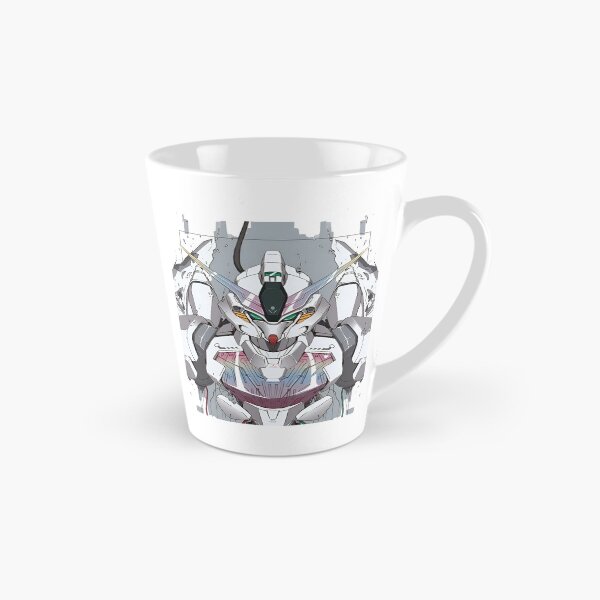 Item preview, White Mecha Robot – Futuristic Anime Gundam Style Armor with Neon Core designed and sold by Dyan4.