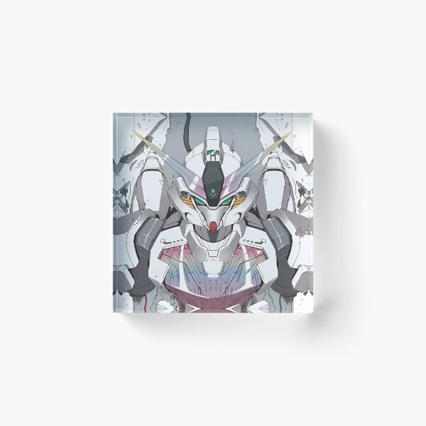 Item preview, White Mecha Robot – Futuristic Anime Gundam Style Armor with Neon Core designed and sold by Dyan4.