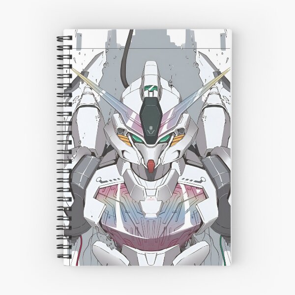 Item preview, White Mecha Robot – Futuristic Anime Gundam Style Armor with Neon Core designed and sold by Dyan4.