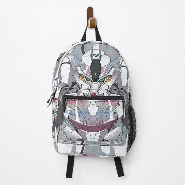 Item preview, White Mecha Robot – Futuristic Anime Gundam Style Armor with Neon Core designed and sold by Dyan4.