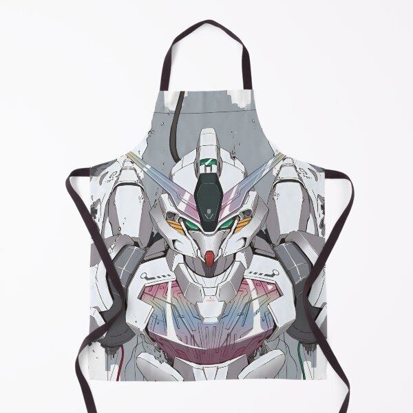 Item preview, White Mecha Robot – Futuristic Anime Gundam Style Armor with Neon Core designed and sold by Dyan4.