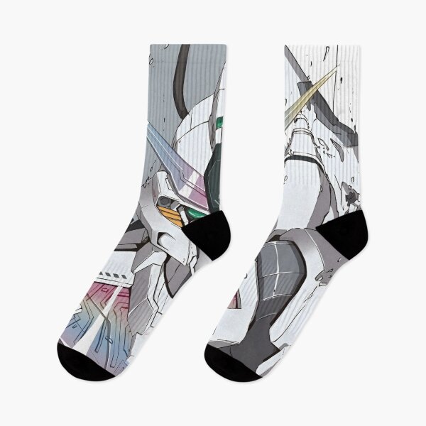 Item preview, White Mecha Robot – Futuristic Anime Gundam Style Armor with Neon Core designed and sold by Dyan4.