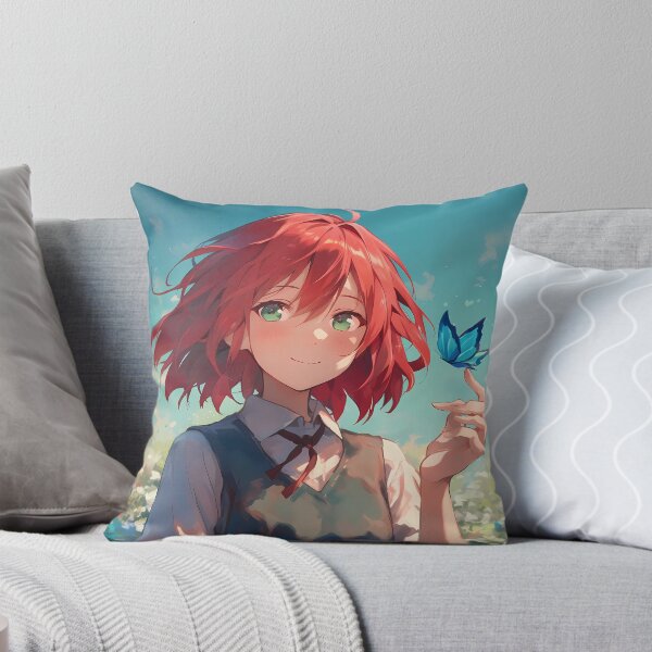 Item preview, Chise Hatori The Ancient Magus Bride Red Hair Butterflies designed and sold by TanglenRabbit.