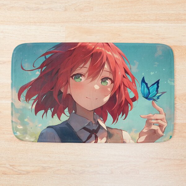 Item preview, Chise Hatori The Ancient Magus Bride Red Hair Butterflies designed and sold by TanglenRabbit.