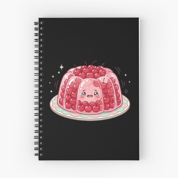 Item preview, Kawaii Cherry Gelatin Sticker | Cute Pastel Dessert Art | Funny Retro Gelatin Food designed and sold by Eart98.