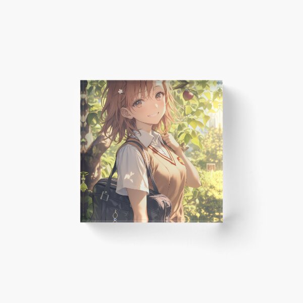 Item preview, Misaka Mikoto A Certain Scientific Railgun Apple Tree Glow designed and sold by TanglenRabbit.
