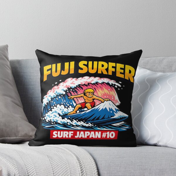 Item preview, Fuji Surfer – Japanese Surf Pop Art Funny Graphic Design designed and sold by maaameee.