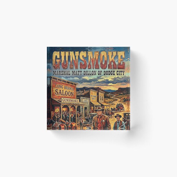 Item preview, Gunsmoke: Marshal Matt Dillon of Dodge City designed and sold by Art's Diner.
