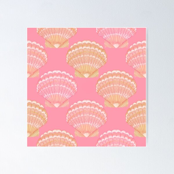 Item preview, Hawaiian Sunrise Shells on Rose Pink designed and sold by PD-Coastal.